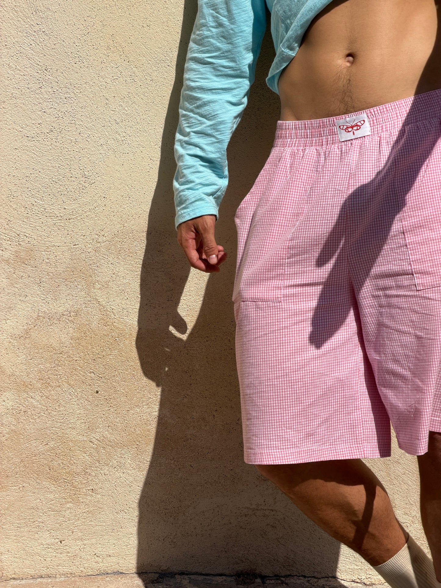 Pink pique nique short