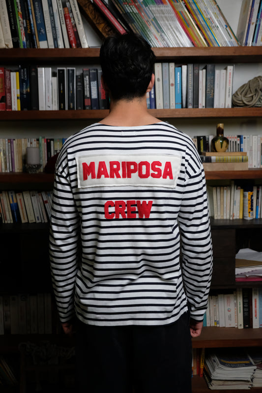 Marinière Mariposa Blanc/Navy