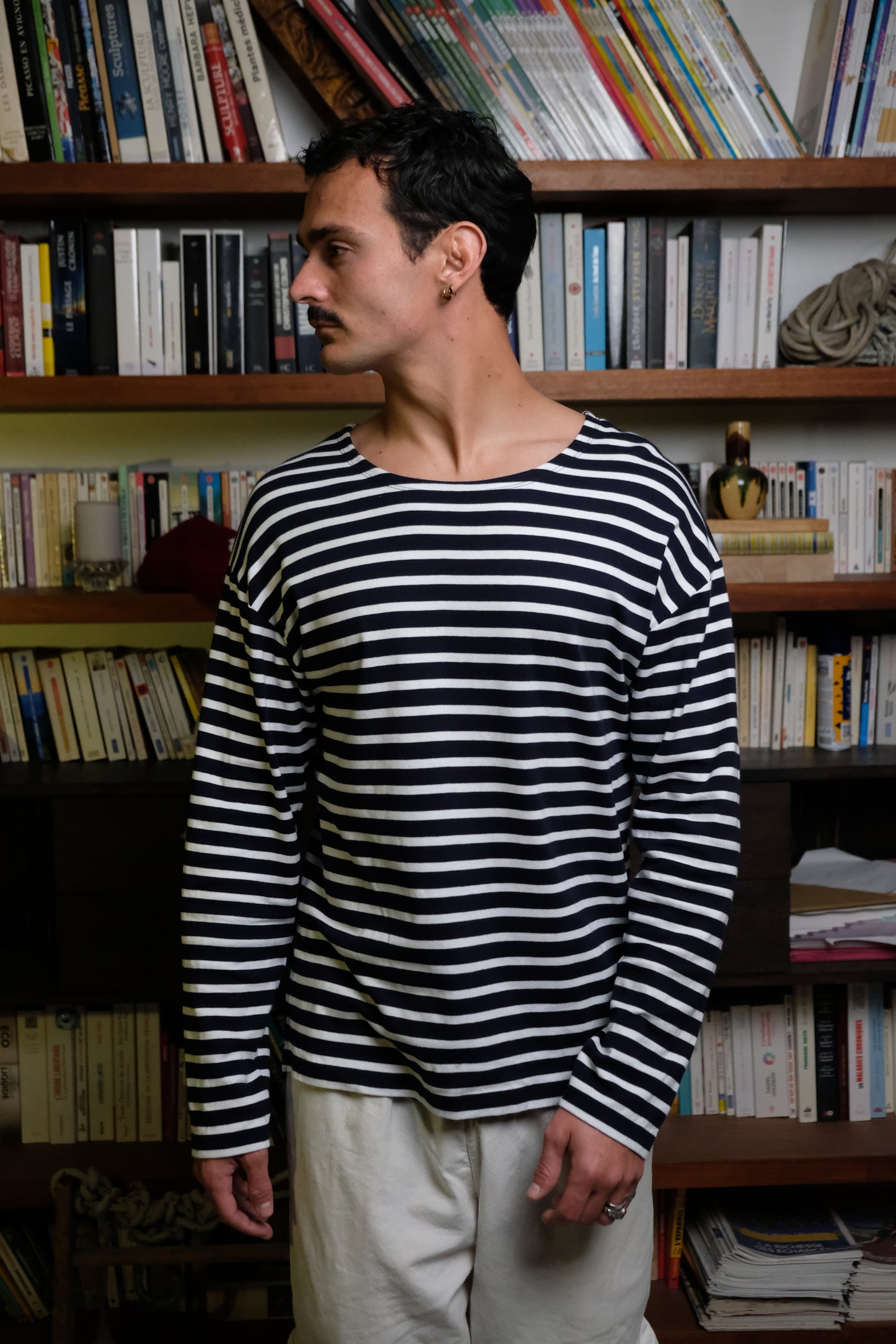 Marinière Mariposa Navy/Blanc