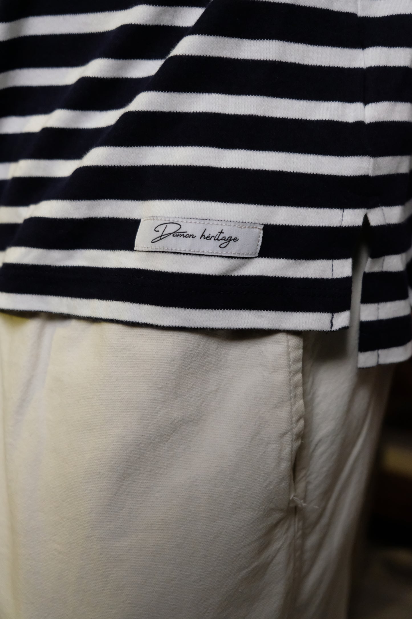 Marinière Mariposa Navy/Blanc